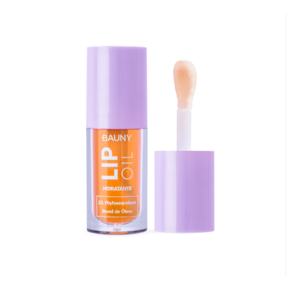 Bauny - Lip Oil Labial Boca (Damasco) Hidrata e da Brilho - 6g