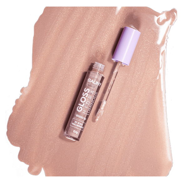 Bauny Gloss Labial Hidra Luminous Boca Hidratada e Saudavel - Light Glow- 3,5g