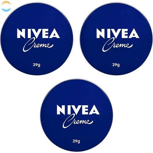 Creme Nivea Lata 29 gramas Kit com 3 unidades