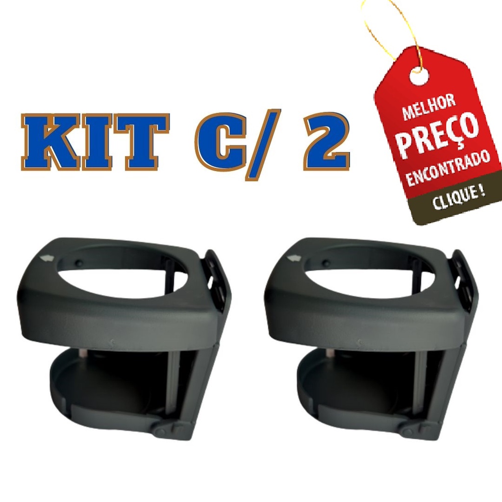 Porta Copos e Latas (Kit , conjunto com 2 unidades) para barcos, carros, ônibus e afins