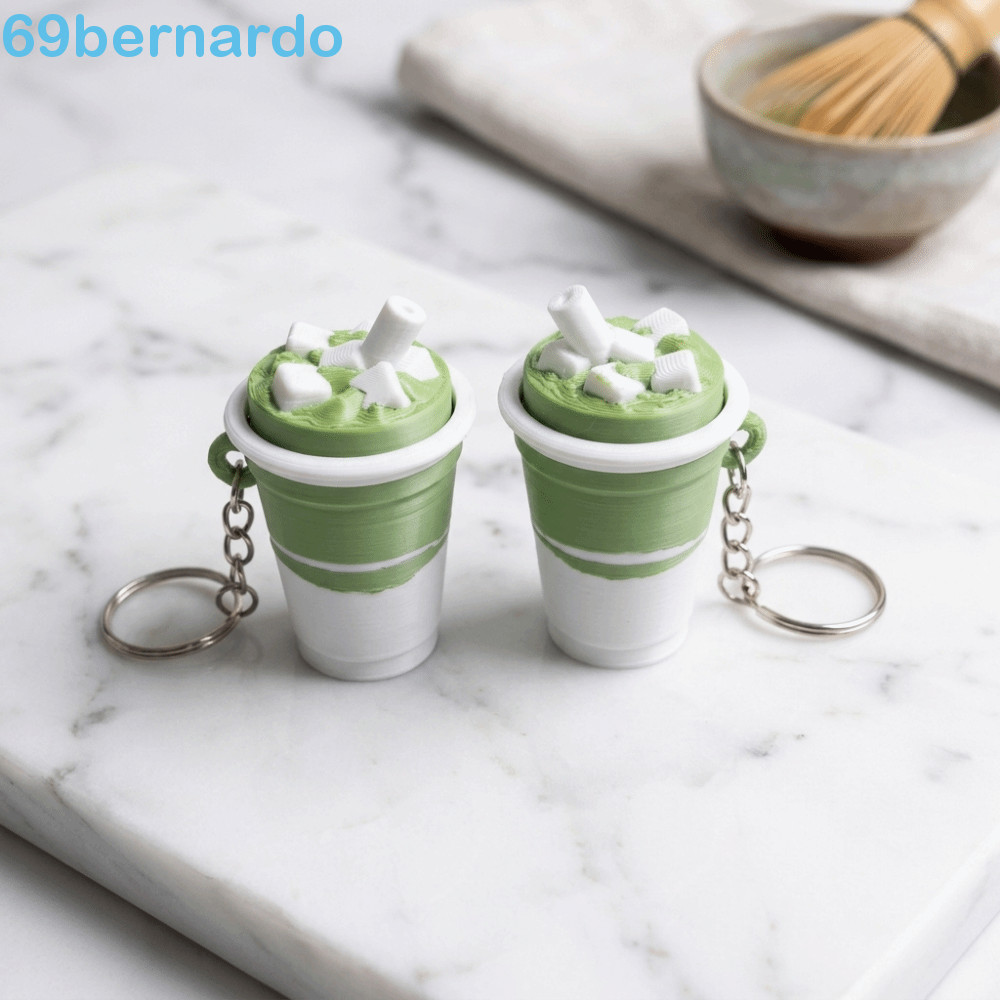 Chaveiro BERNARDO Matcha Series Fidget , De Teclado De Chocolate Criativo Estilo , Chá De Leite
