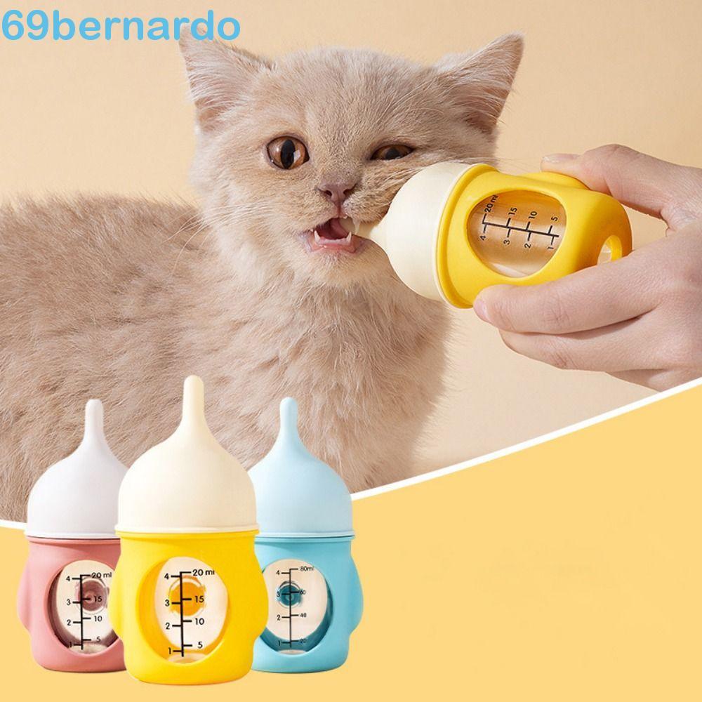 Alimentador De Leite Para Filhotes BERNARDO , Garrafa Anti-Asfixia Gatinhos De 20/80ML , Com Amamentação Em Escala