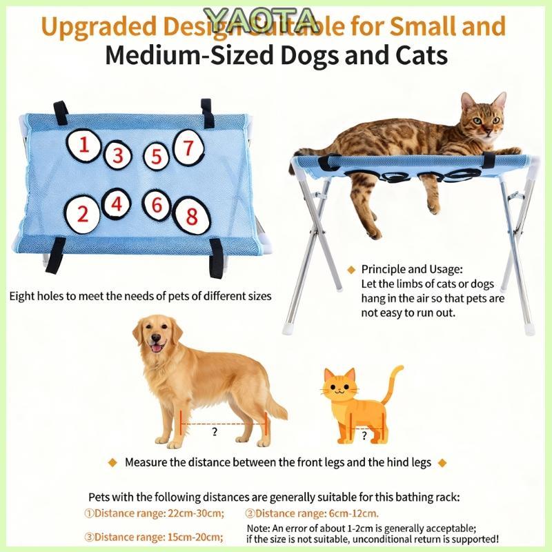 Yao Split Design Cama Cuidados Animais Estimação Capa Secagem Rápida Suporte Forte Para Cães Gatos Sal