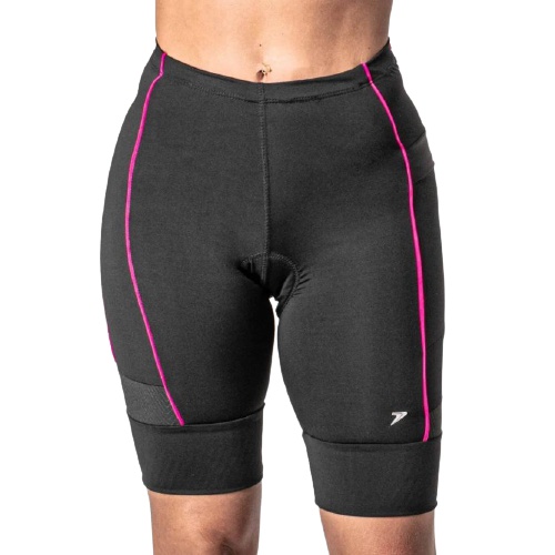 Bermuda Ciclista C/ Bolso Gel - Max Confort - Fem. - Poker