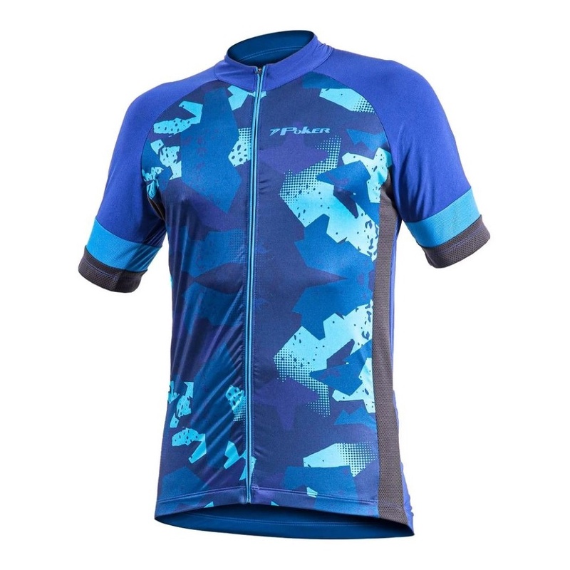 Camisa Ciclista C/ Ziper Total Mod. Defend - Unissex - Poker