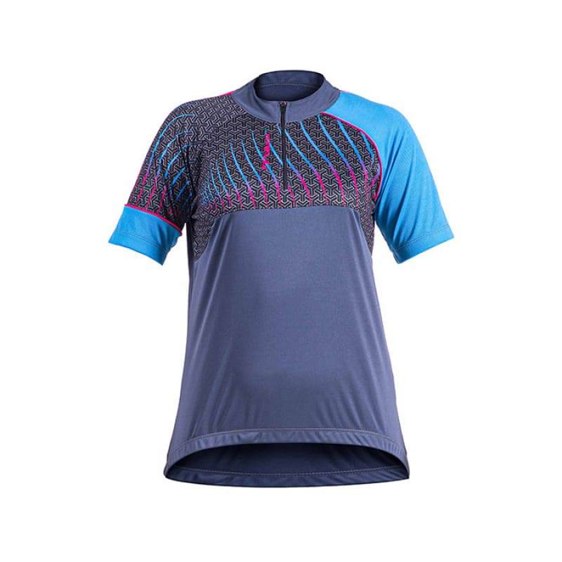 Camisa Ciclista Poker Feminina Com Zíper Delta
