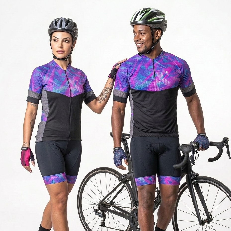 Camisa Ciclista Poker Dynasty Manga Curta