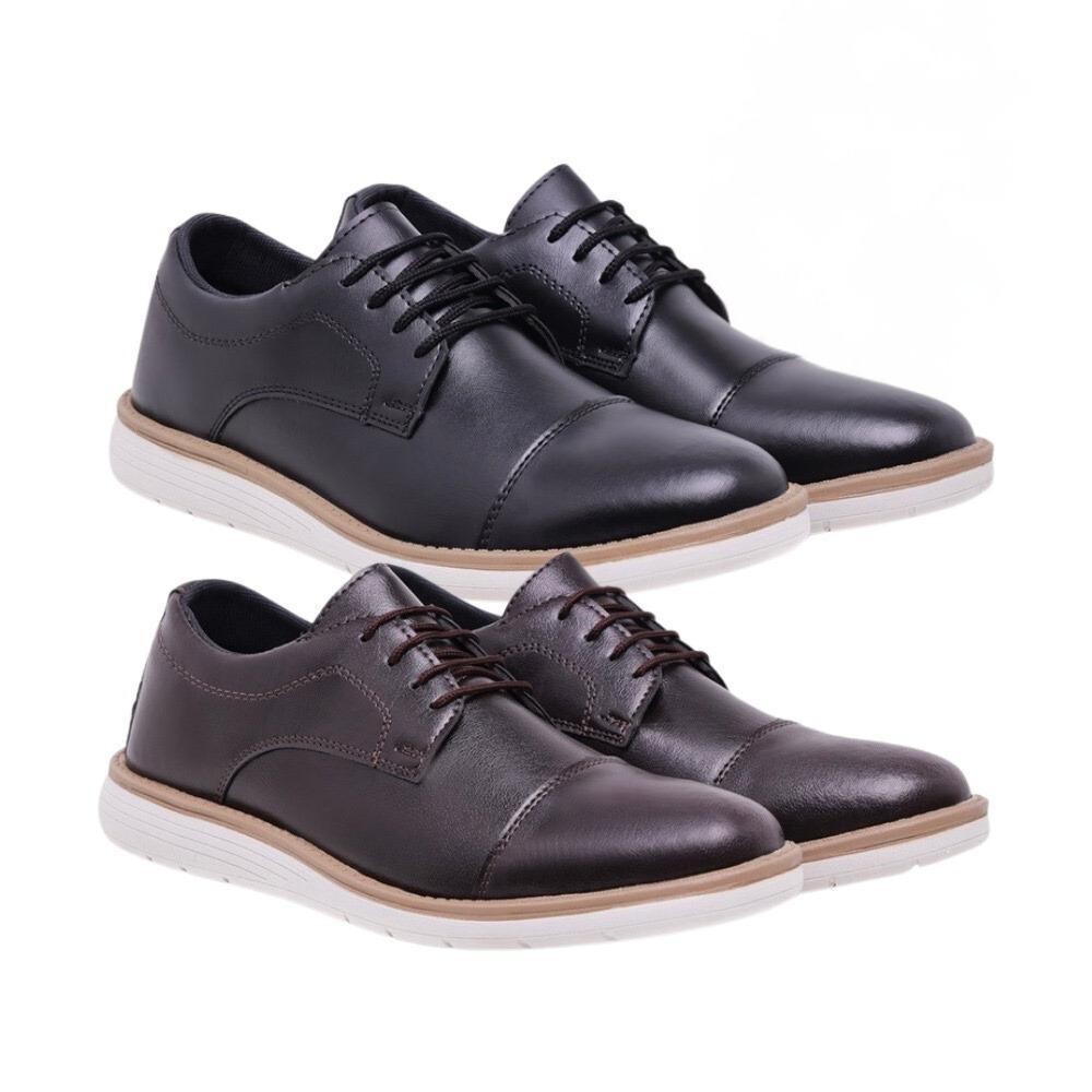 Kit 2 Sapato Masculino Oxford Social Casual Derby Macio