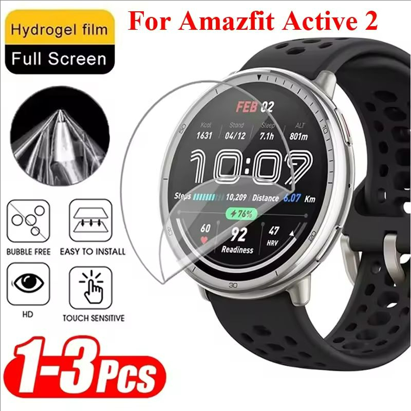 Filme Protetor De Tela Transparente Macio Capa Completa Para Amazfit Active 2/Amazfit Active 3 Premium