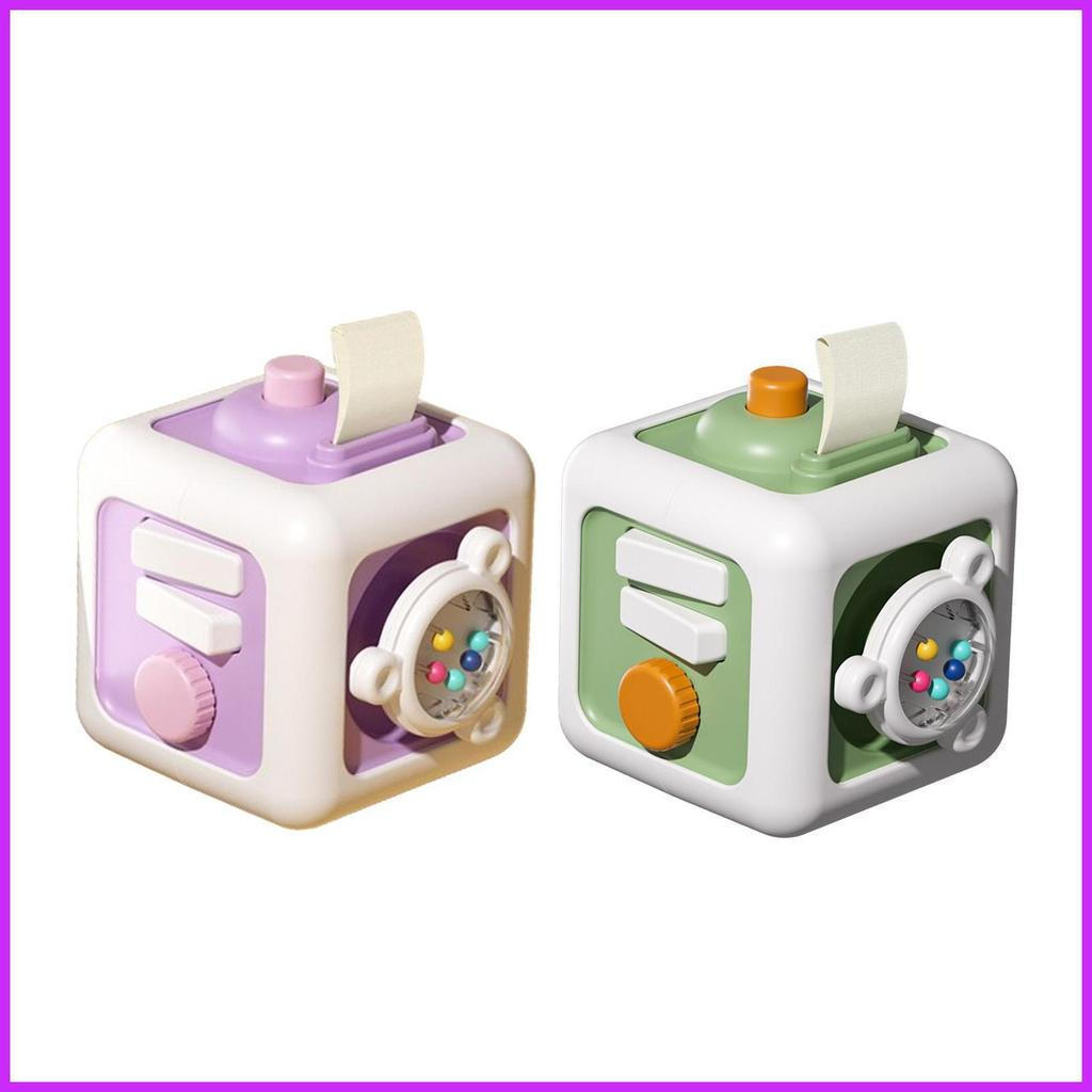 Atividades De Cubo Sensorial Ocupado Fidget Placa Bebês Brinquedos Atividade Brinquedo De Viagem Para Mais De 2 Anos tay