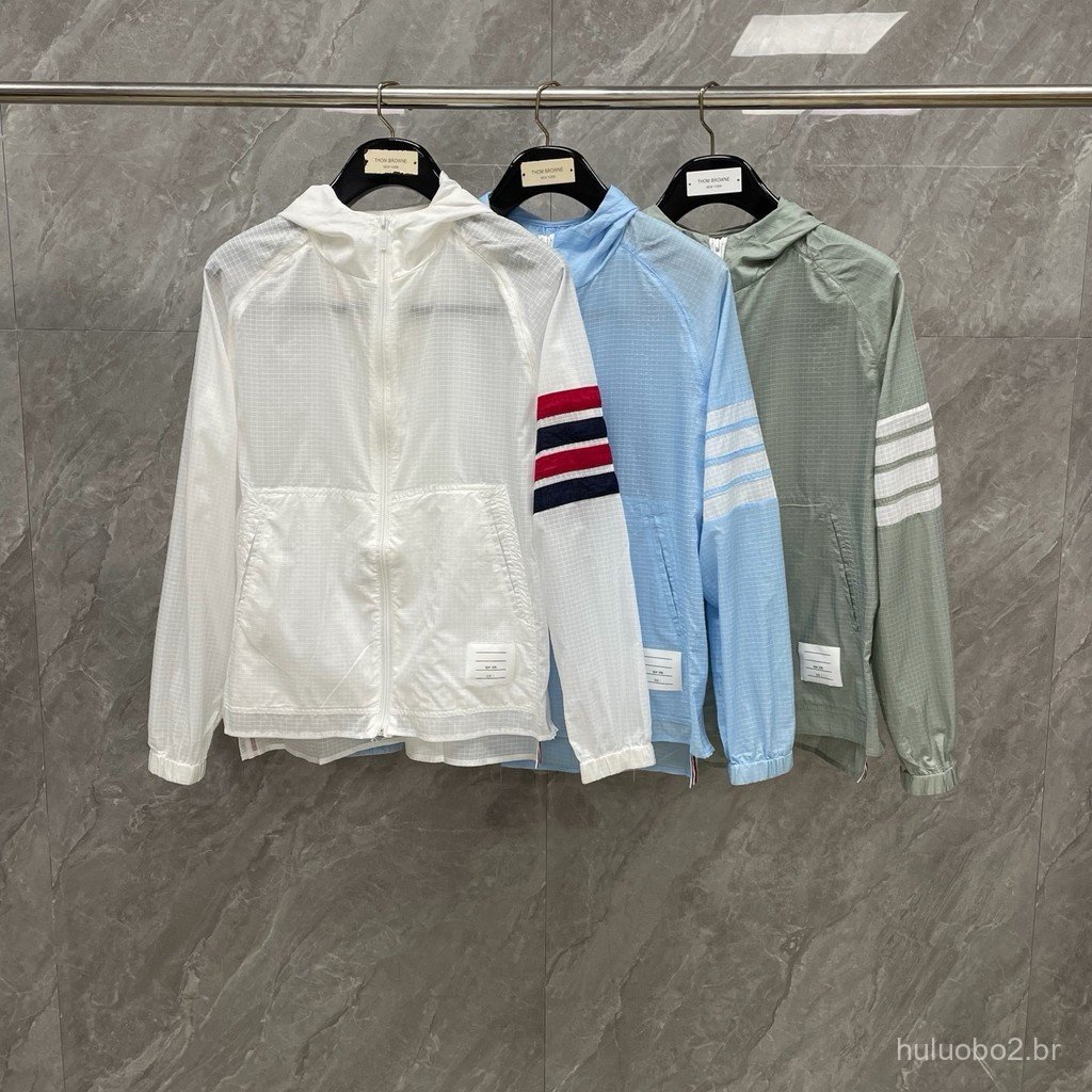 3YYG Summer new product: four-stripe nylon mesh sun protection jacket, lightweight, breathable, comfortable skin jacket
