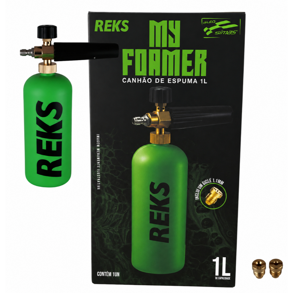 Myfoamer Canhao De Espuma Snow Foam Verde 1lt Reks Kers