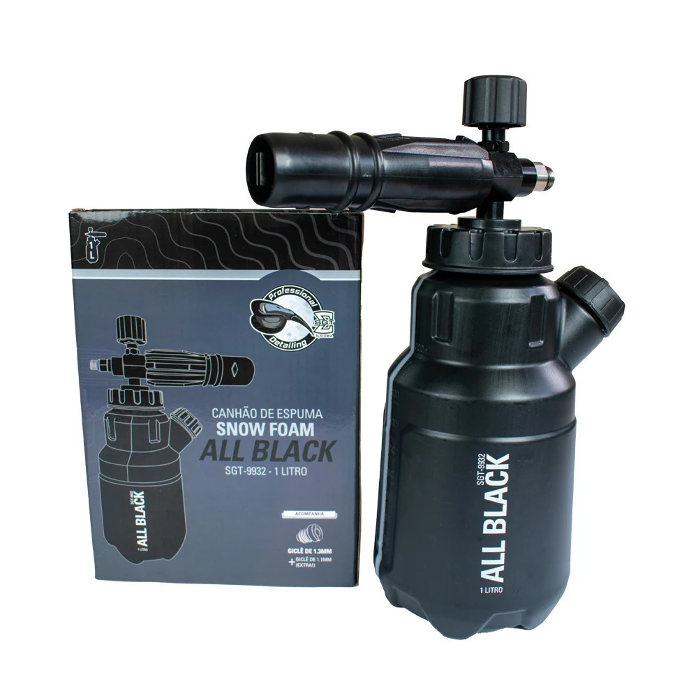 CANHAO DE ESPUMA SNOW FOAM ALL BLACK  1L - SGT9932