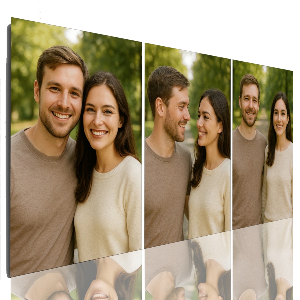 Quadro Decorativo Personalizado Com Foto Casamento Presente Mosaico Grande HD Envio Rápido LO1