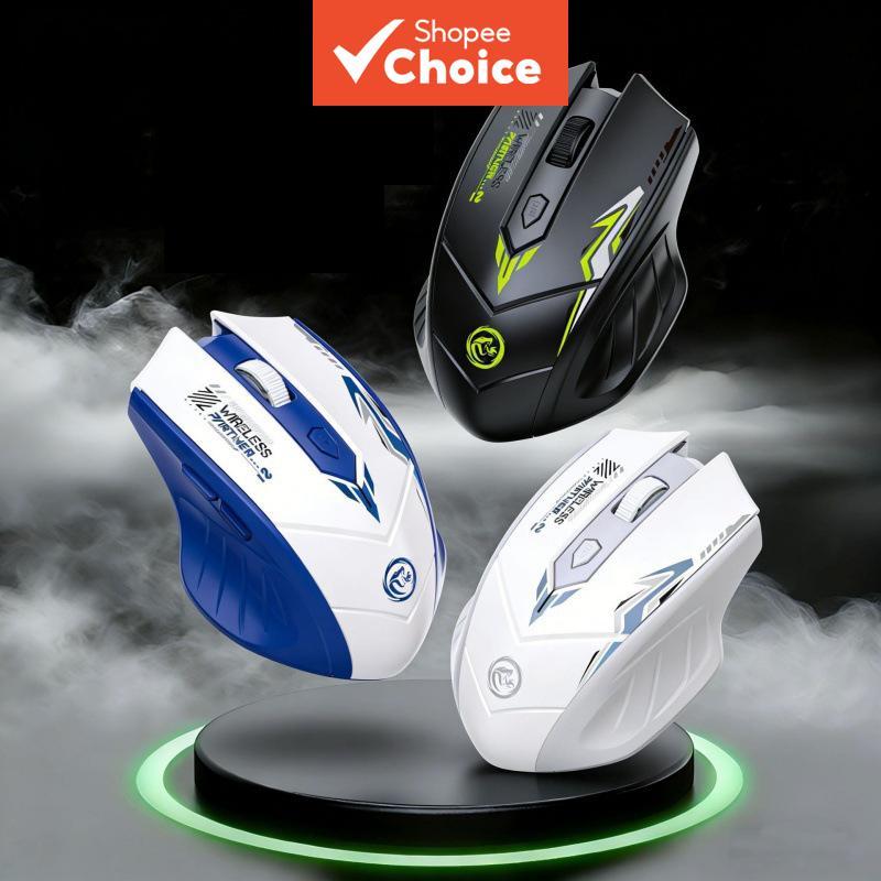 Mouse para jogos por atacado recarregável ergonômico sem fio 1600DPI 6 botões mouse bluetooth