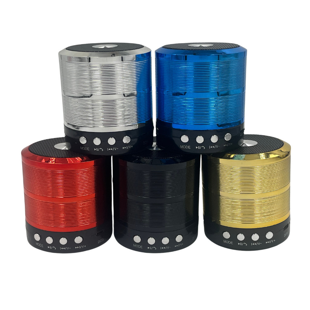 Atacado Kit 5 peças Mini Caixinha Som Portátil Bluetooth Revenda