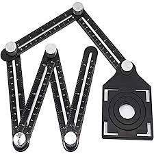 Régua Multi-Functional Template Tool Mede Ângulos