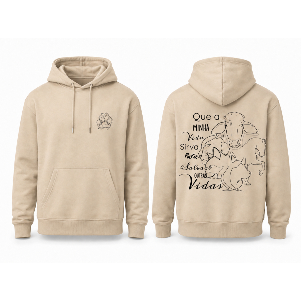 Moletom Unissex Curso Medicina Veterinaria com Capuz | Blusa Frio Canguru Estilosa Confortável