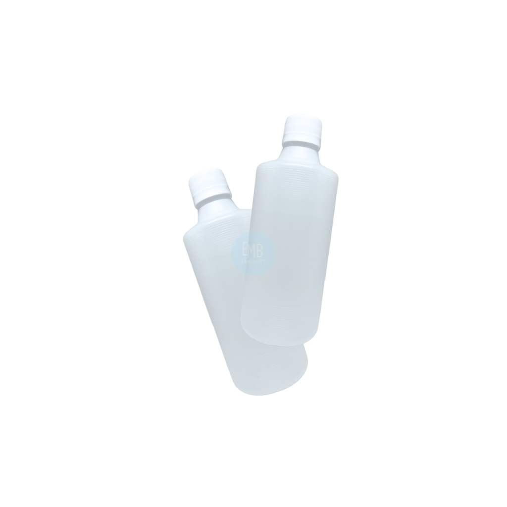 20 Unidades de Frasco Frisado Branco De Plastico 250ml Uso Doméstico Multiuso