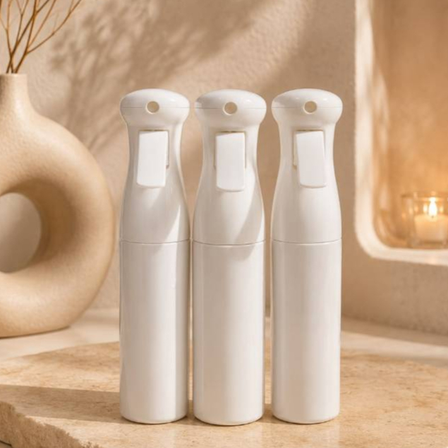 Pulverizador Spray Contínuo Efeito Névoa Borrifador Aromatizador Água de Lençóis 250ml