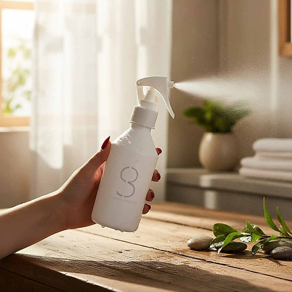 Frasco P/ Home Spray Álcool Água Mini Borrifador 250ml Vazio