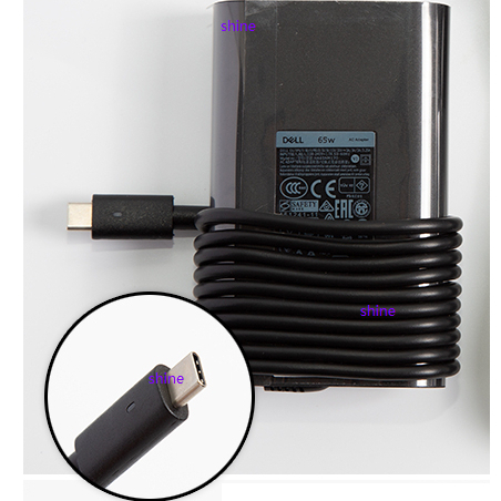 Carregador Adaptador AC Original oem 20V 3.25A Tipo-C Para Dell Latitude 3410 3420 3300 3330 Cabo De Alimentação Laptop
