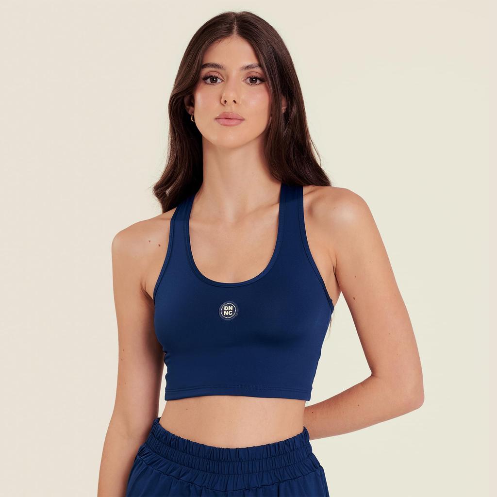 Cropped Decotado Nadador Marine Plus Tecido Geladinho