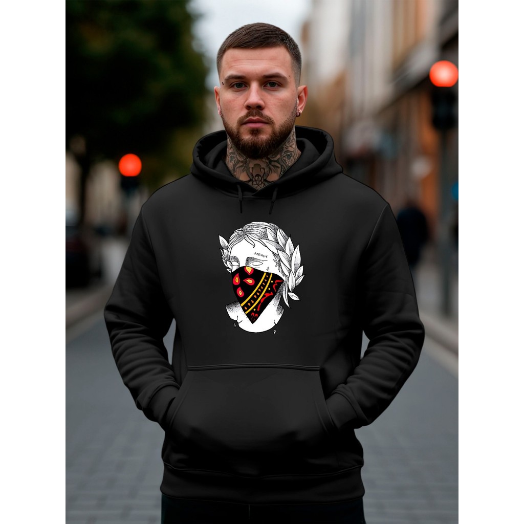 Moletom Canguru Blusa de Frio Com Capuz Jaqueta Masaculina Feminino Infantil Real Gangster Gang