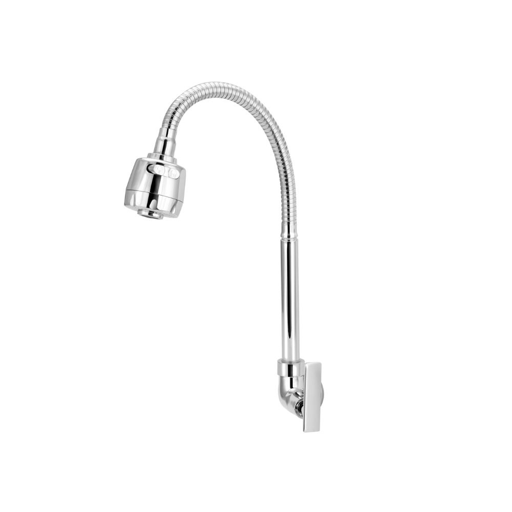 Torneira Flexível Parede Cozinha Gourmet Luxo Chuveirinho