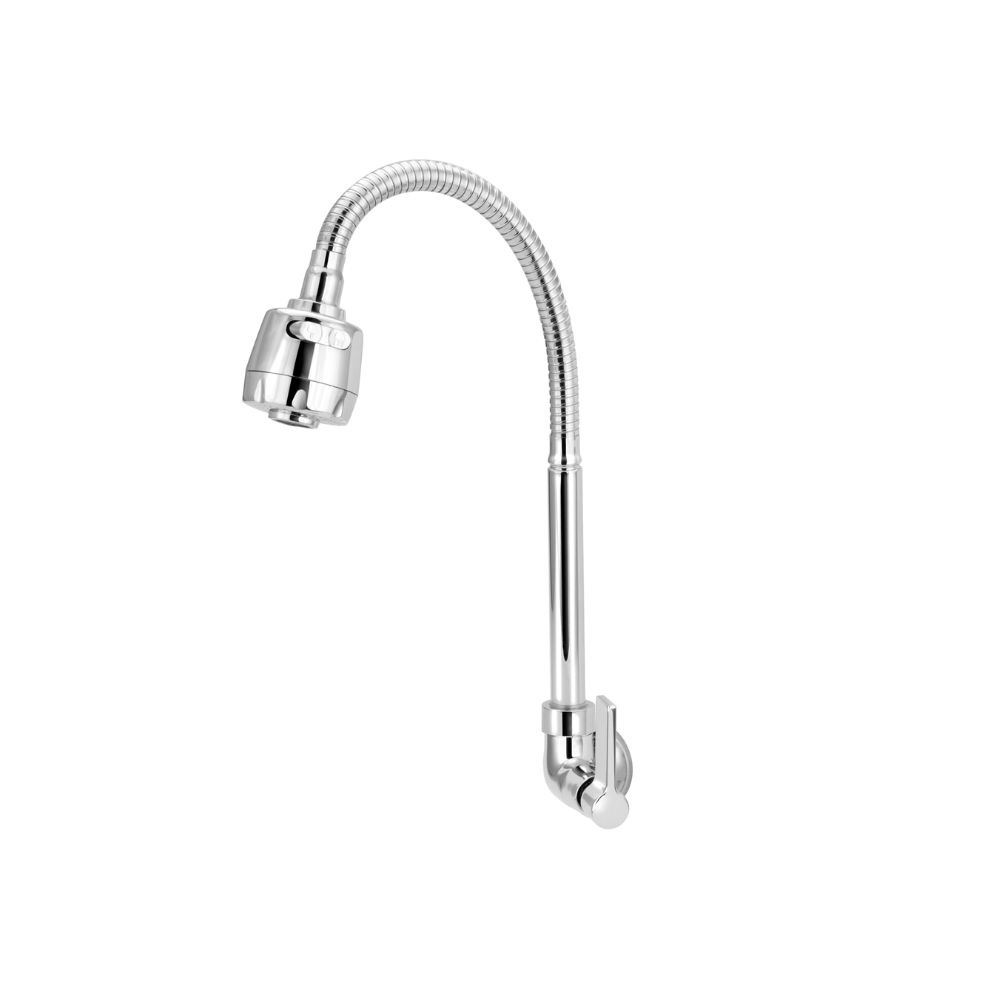 Torneira Flexível Parede Cozinha Gourmet Luxo Chuveirinho