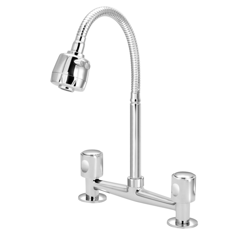 Torneira Misturador Cozinha Mesa Gourmet Flexível Luxo 1/4v.
