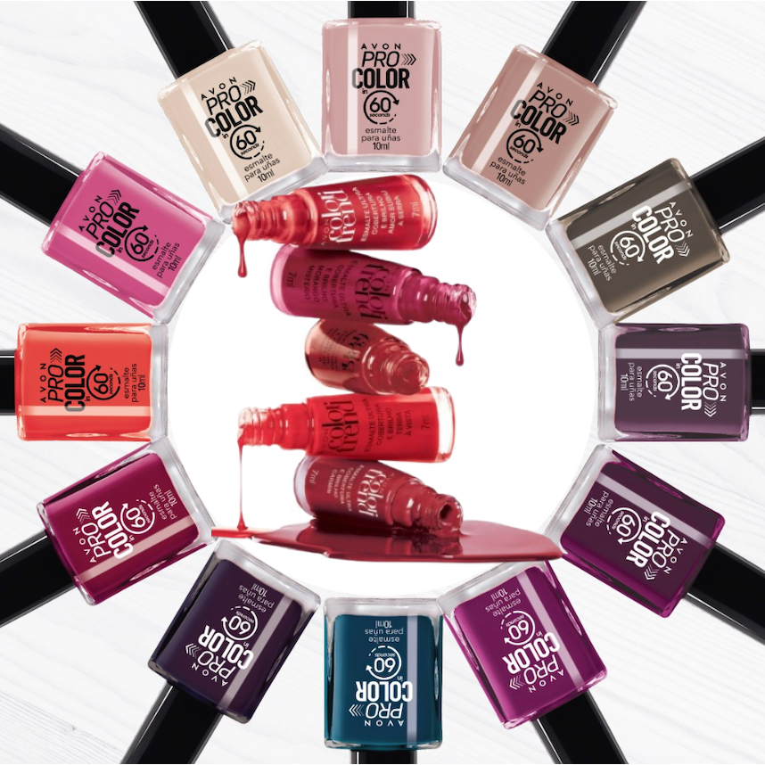 Esmalte Avon - Ultra Color, 60S Express, Power Stay - Crushed Crystals - Color Trend