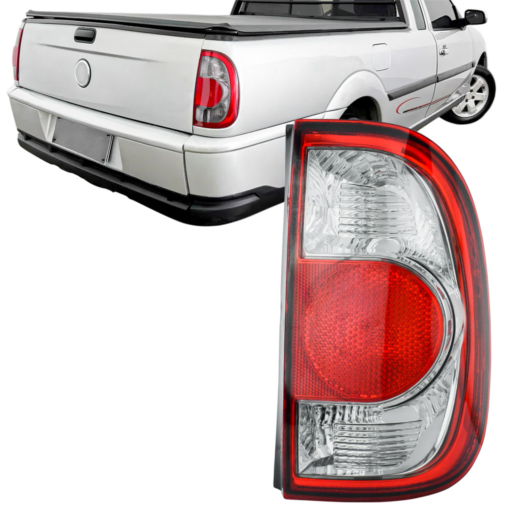 Lanterna Traseira Saveiro Cristal Trend 2005 a 2013 - Lado Direito/Carona