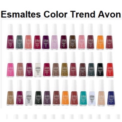 Esmalte  Avon  7 ml = Magic Crystals, ou under the sea, ou  D'licious ou ULTRA COBERTURA Color Trend
