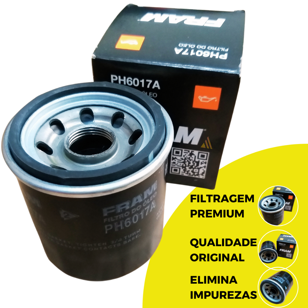 Filtro Óleo Moto Fram Kn-204-1 Triumph Tiger 800/900/1200