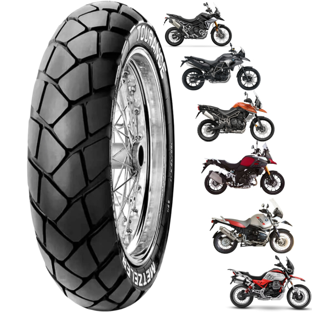 Pneu Metzeler Original Tourance 150/70R-17 69V TL Suzuki V-Strom 650 1000 Triumph Tiger 800 900 Bmw F 700 R 1200 GS