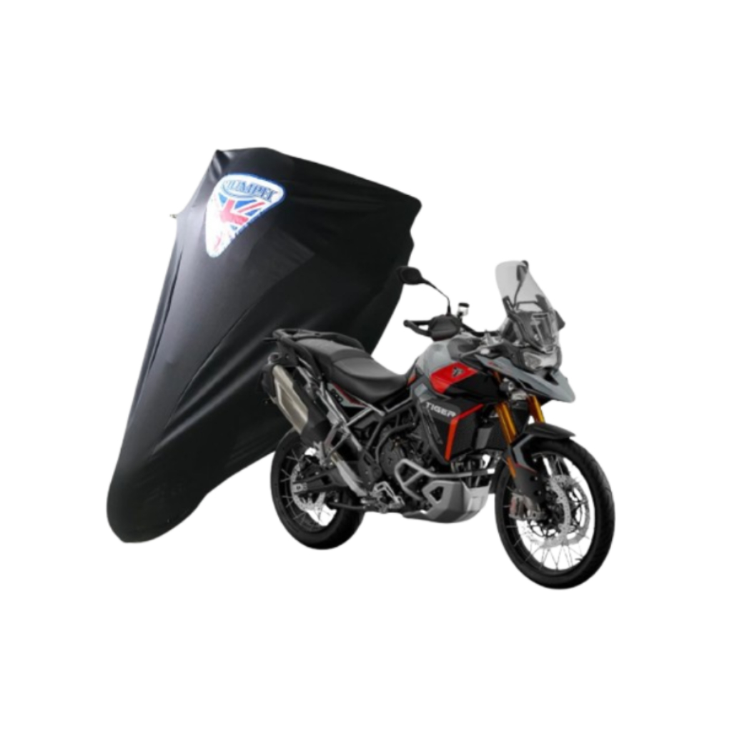 CAPA DE COBRIR MOTO TRIUNPH TIGER 1200 900 800 660 DE MALHA LYCRA PREMIUM
