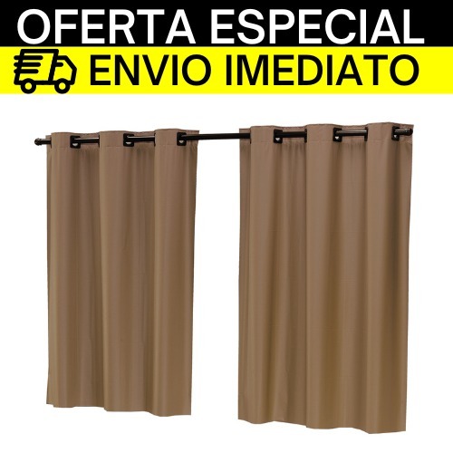 Cortina Blackout 2,80 x 1,60 Metros Lisa Sem Estampa Blecaute Black Out Corta Bloqueia 100% A Luz