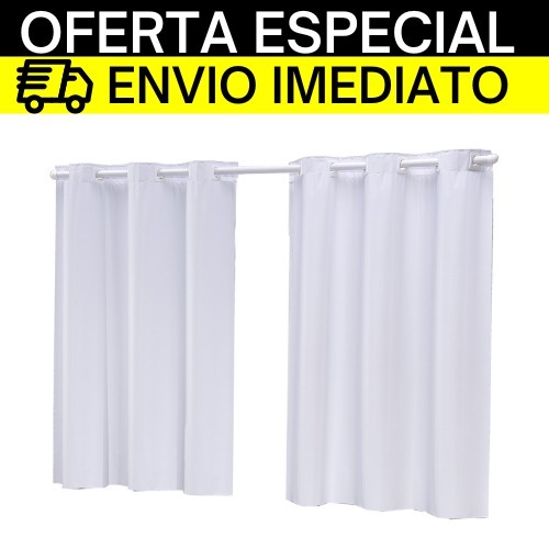 Cortina Blackout 2,80 x 1,60 Metros Lisa Sem Estampa Blecaute Black Out Corta Bloqueia 100% A Luz