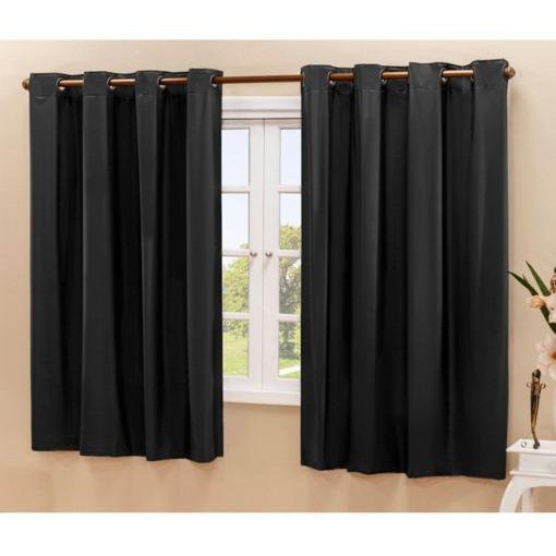 Cortina Blackout 2,80 x 1,70 Tecido Lisa Corta Luz Quarto Ou Sala