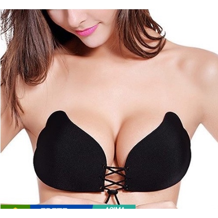 Sutiã Push-Up De Silicone Sem Alça Sem Costas Autoadesivo Gel Mágico Invisível | Strapless Silicone Push-Up Backless Self-Adhesive Gel Magic