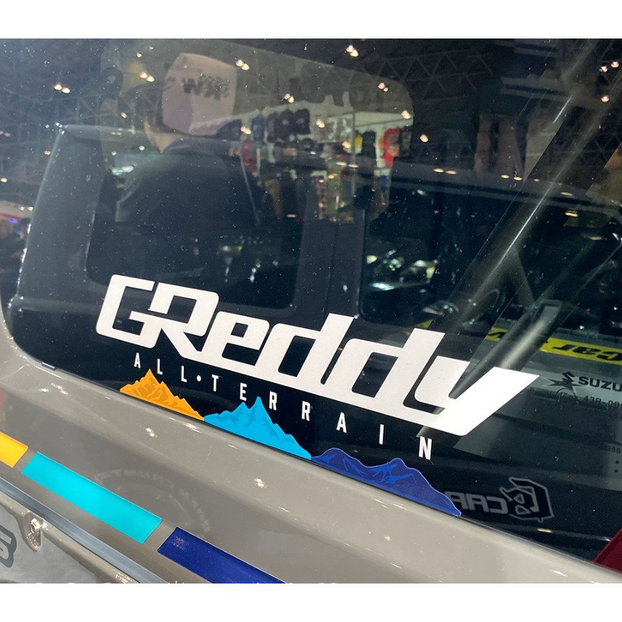 Adesivos De Carro Para Patrocinador Greddy Mountain Racing Applique Truck Motor Fuel Body Tank Decalques De Janela