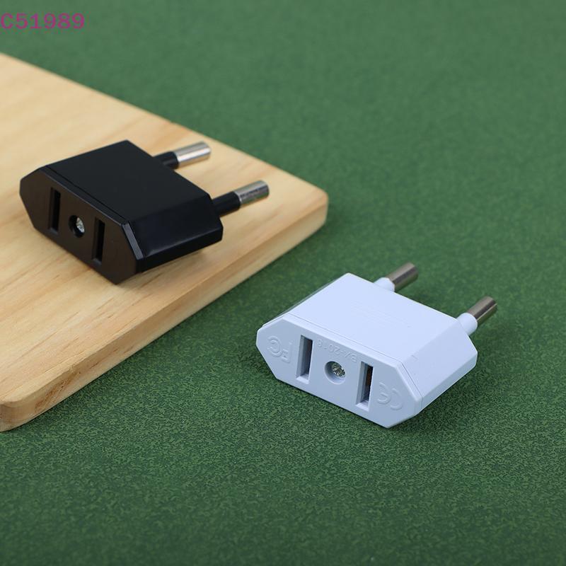 [kaan] 2 Peças Adaptador Ue Conversor De Viagem Americano China Eua Para Plug Euro Elétrico AC Soet BR