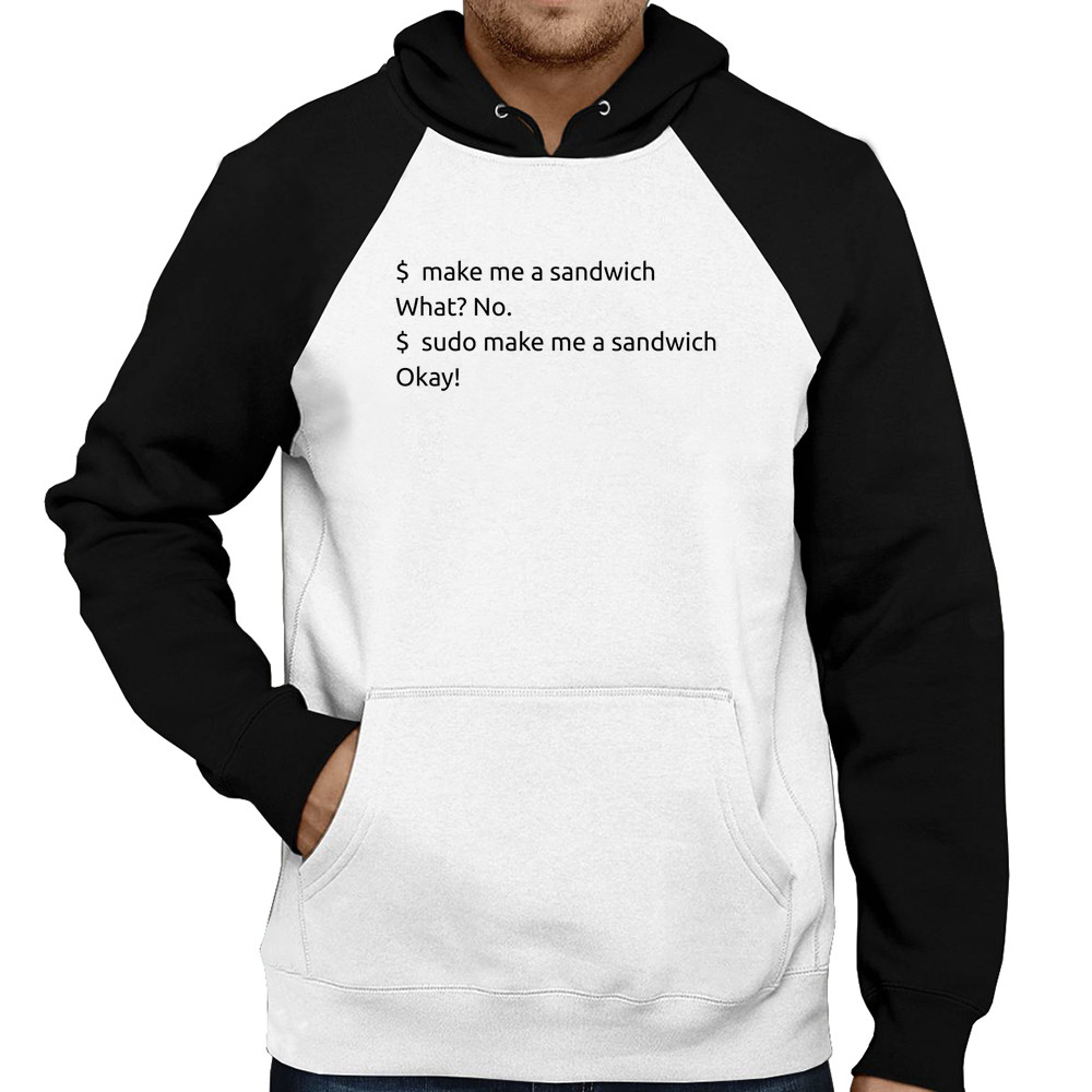 Moletom Sudo make me a sandwich Blusa Frio