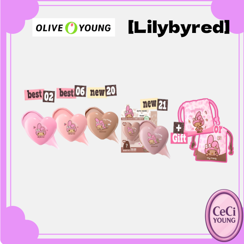 [lilybyred] [Sanrio EDITION] Luv Beam Cheek Balm/16 Cores/+ Liquid Blur LimitedEdition/Creme Blush Natural Glow/oliveyou