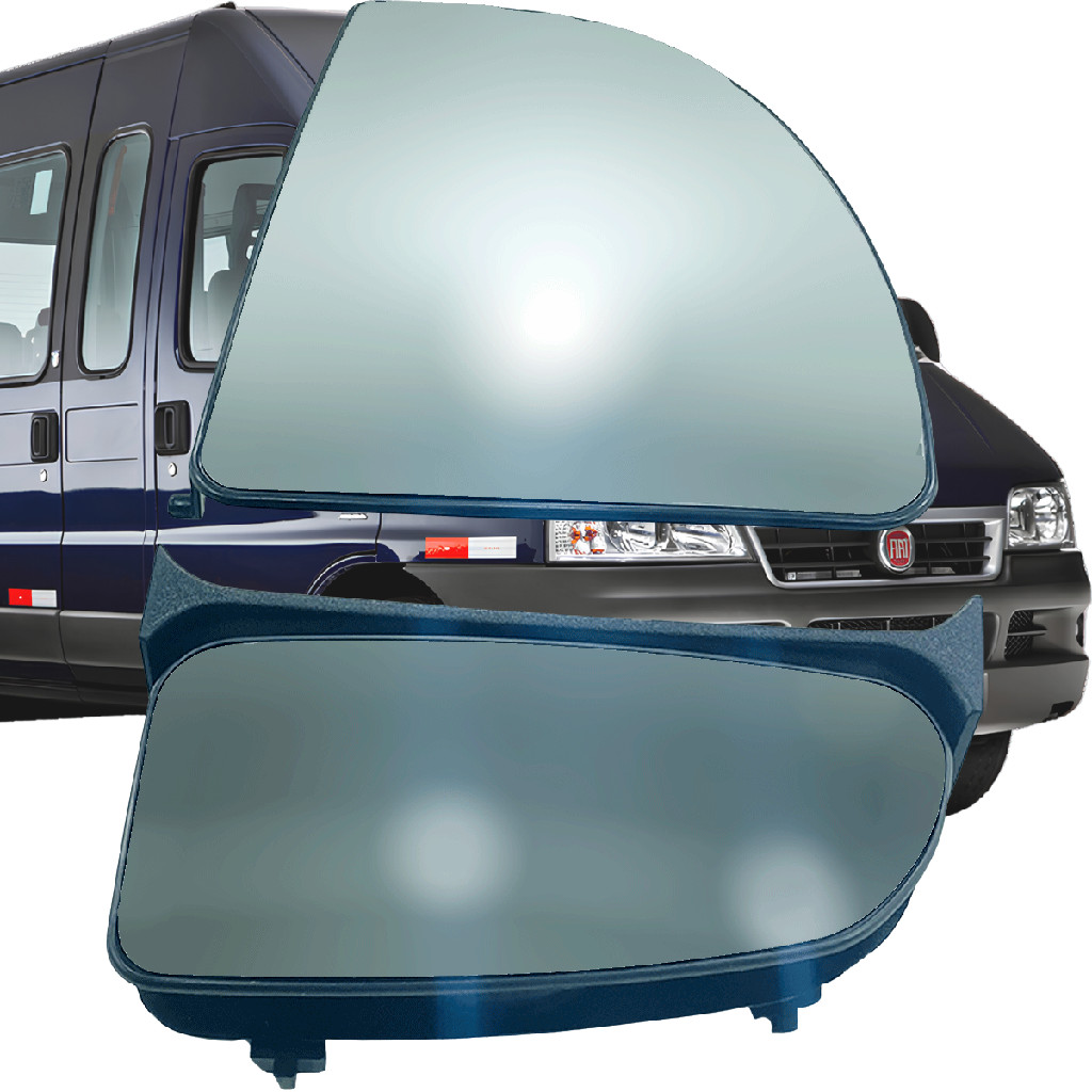 Kit Lente Retrovisor Inf./Sup. Direito Ducato 2003 a 2017