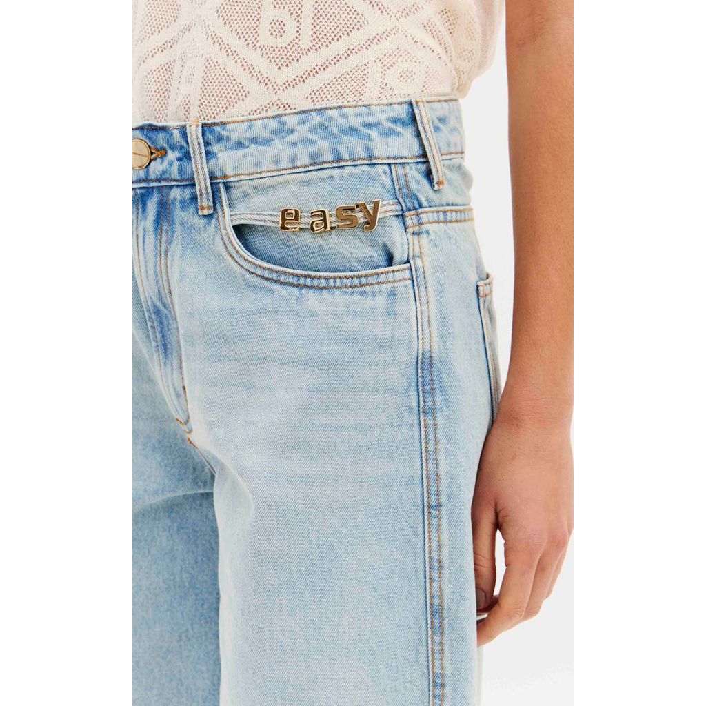 Bermuda Jeans Comfort High Lança Perfume Tamanho 36 38 40 44