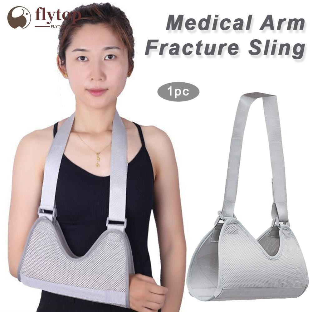 FLYTOP Médico Antebraço Estilingue Braço Fratura Cirurgia Pós-Operatório Fixação Cinta Malha Respirável Pediátrica/Adult