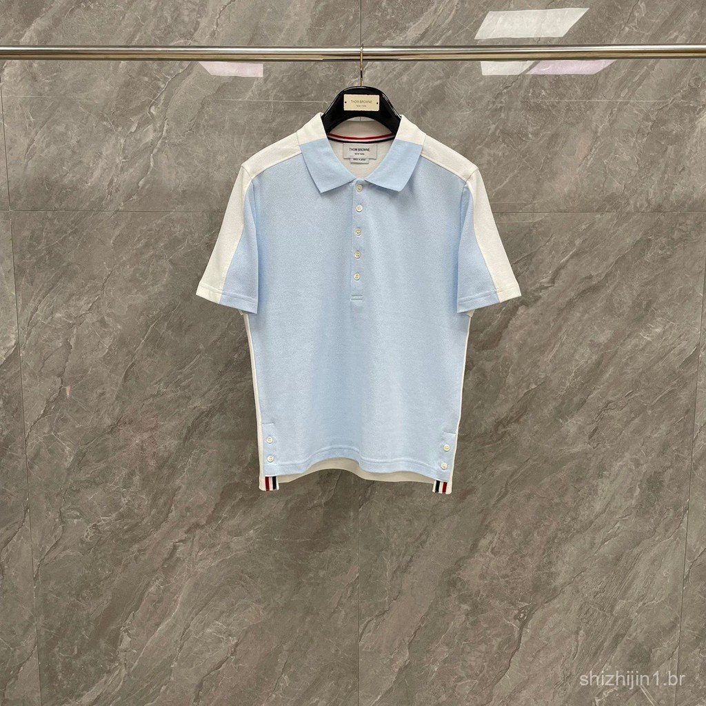 B3IN New spring-summer collection with new color scheme and contrasting front and back collar Polo Unisex fashion casual