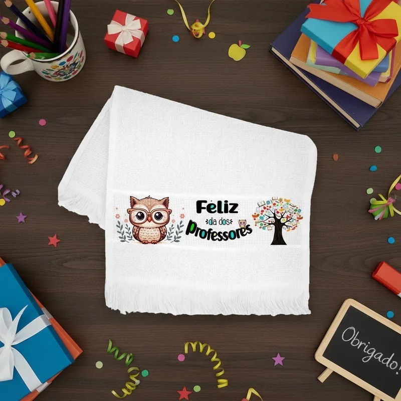 100 Toalhas Dia das Mães, Dia dos Pais, Dia dos Professores, Páscoa, Natal, Ano Novo, Lembrancinha dia  Crianças, Copa
